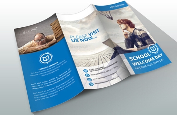 10 Awesome School Brochure Templates & Designs - Fliphtml5 With Brochure Templates For School Project