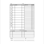 10+ Baseball Line Up Card Templates - Doc, Pdf | Free &amp; Premium Templates within Free Baseball Lineup Card Template