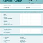 10+ Homeschool Report Card Template | Room Surf throughout Homeschool Report Card Template