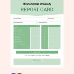10+ Report Card Templates | Free &amp; Premium Templates within Report Card Format Template