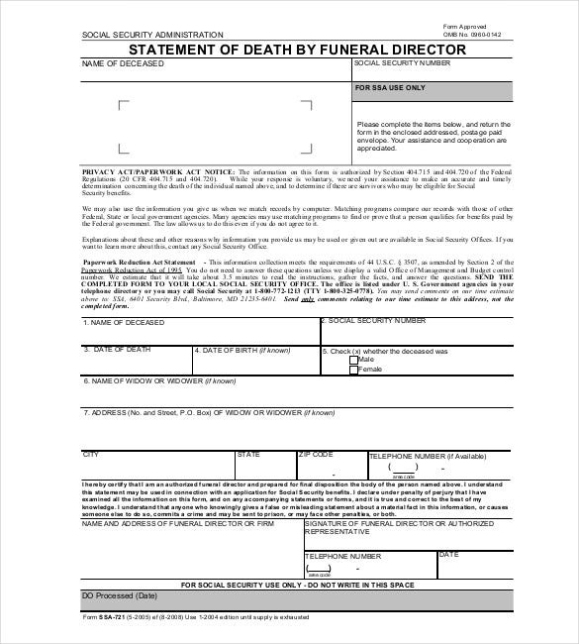 11 Sample Death Certificate Templates Pdf Doc Free Premium Intended For Baby Death Certificate Template