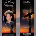 12+ Funeral Bookmark Templates - Word, Psd for Remembrance Cards Template Free