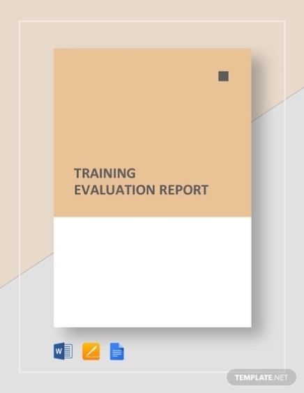 13+ Evaluation Report Templates  Pdf, Word, Apple Pages | Free With Training Evaluation Report Template