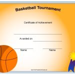 13 Free Sample Basketball Certificate Templates - Printable Samples with Basketball Camp Certificate Template