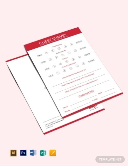15+ Restaurant Feedback Card Templates & Designs - Psd, Ai | Free With Restaurant Comment Card Template
