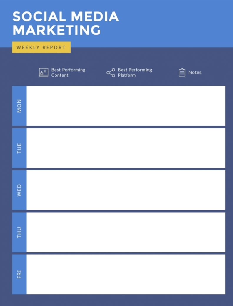 15 Social Media Reports Templates For Restaurants | Agorapulse within Social Media Weekly Report Template