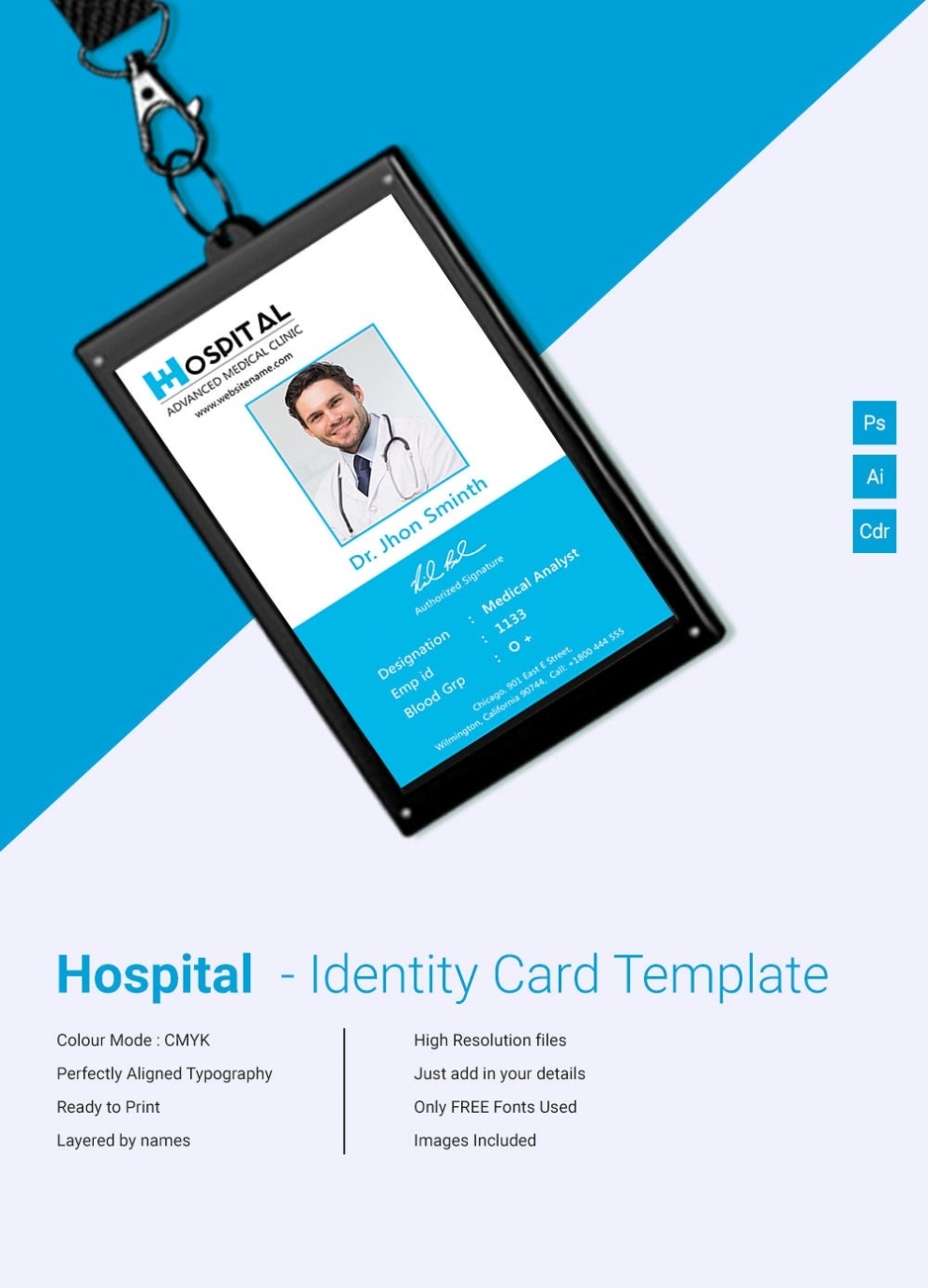 18+ Id Card Templates - Free Psd Documents Download | Free & Premium In Name Card Template Psd Free Download
