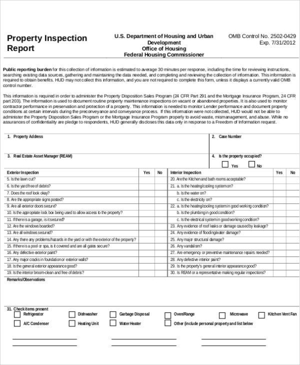 23+ Sample Inspection Report Templates  Docs, Word, Pages With Regard To Part Inspection Report Template