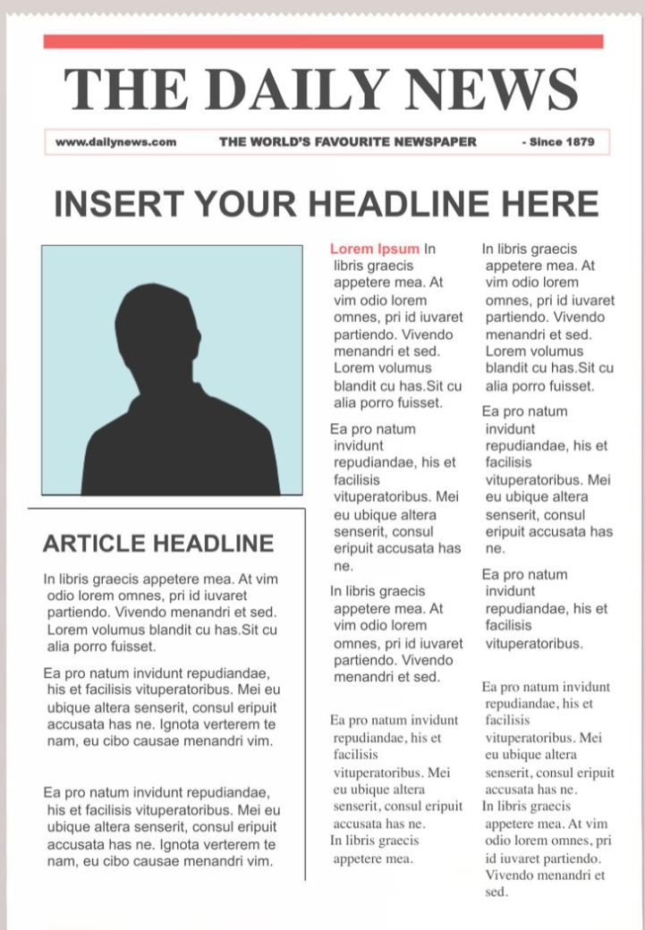 28+ Newspaper Templates Free Download with regard to Newspaper Template For Powerpoint
