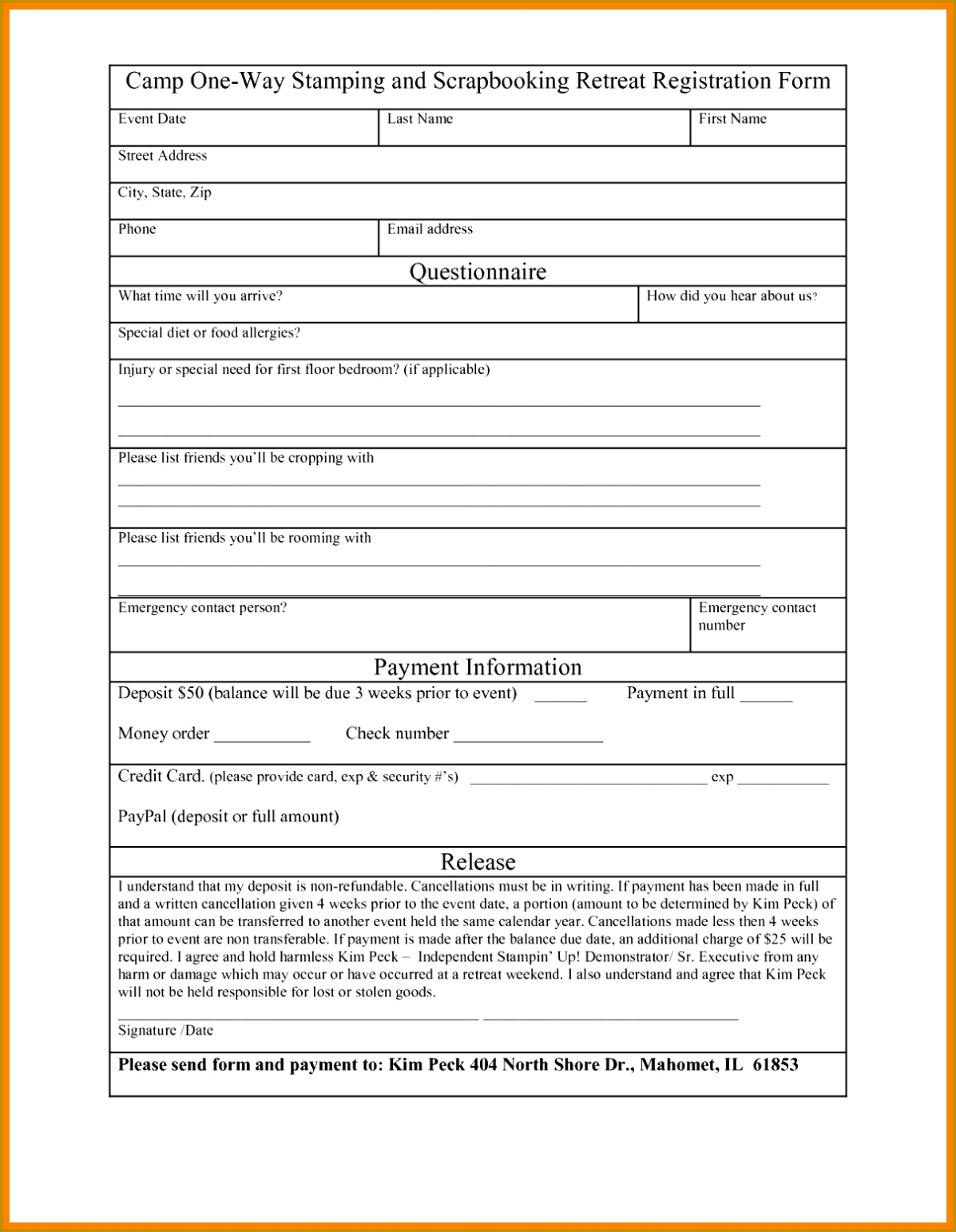 3 Basic Registration Form Template | Fabtemplatez Regarding Registration Form Template Word Free