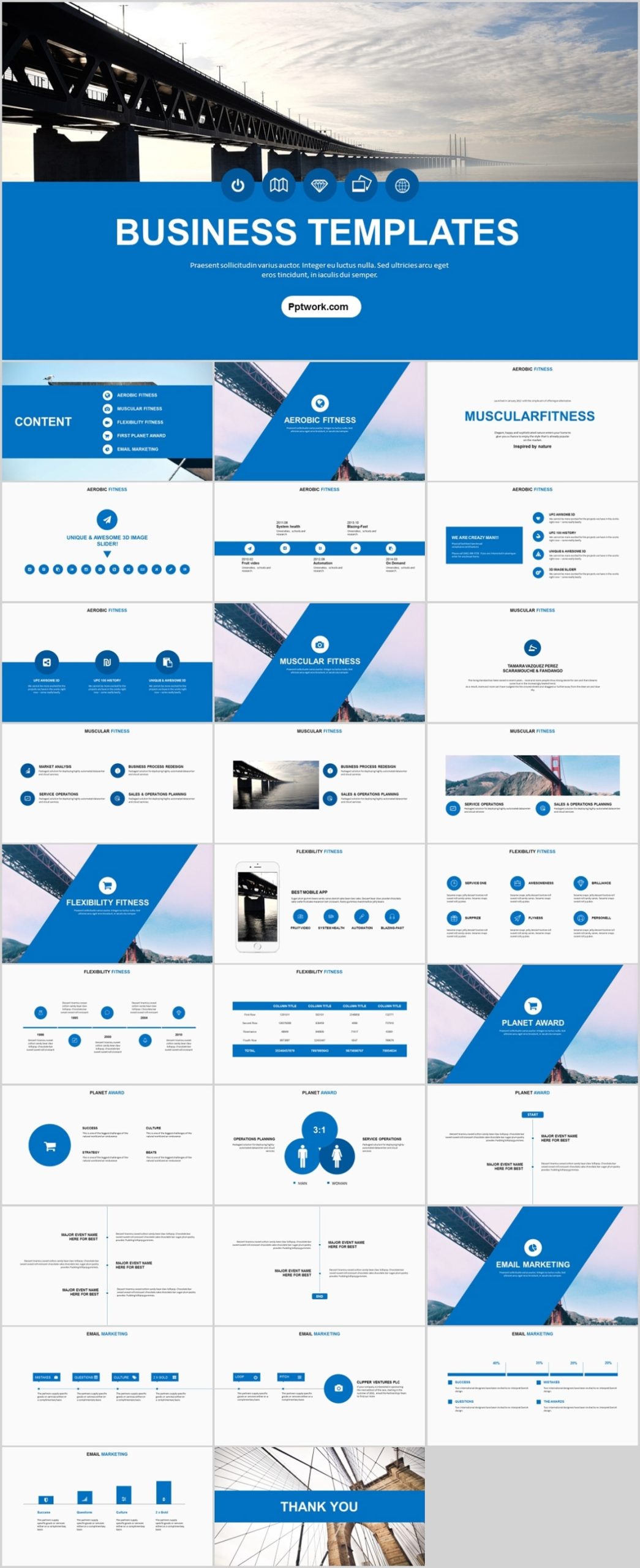 30+ Blue Annual Report Presentation Powerpoint Template On Behance Within Annual Report Ppt Template