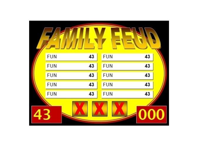 31 Great Family Feud Templates (Powerpoint, Pdf & Word) ᐅ Templatelab With Family Feud Powerpoint Template Free Download