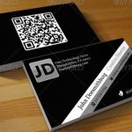 34+ Best Qr Code Business Card Identity Mockups - Psd, Word, Publisher within Qr Code Business Card Template