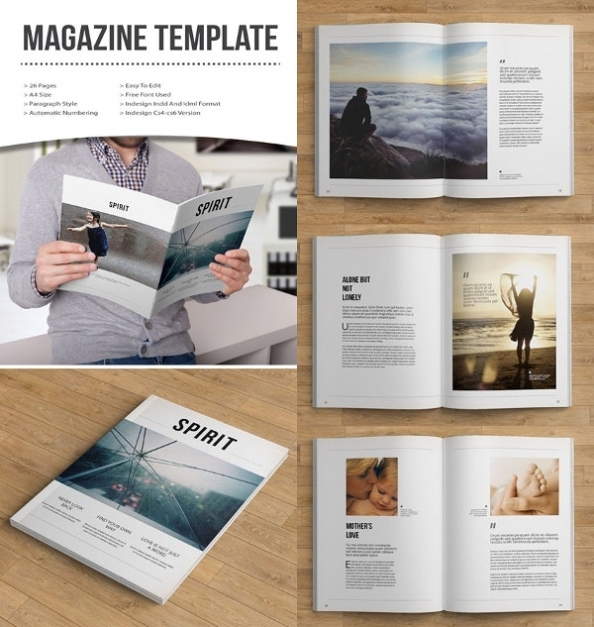 40+ Creative Magazine Print Layout Templates For Free - Word, Pages for Magazine Template For Microsoft Word