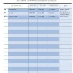 40+ Printable Call Log Templates In Microsoft Word And Excel for Daily Sales Call Report Template Free Download