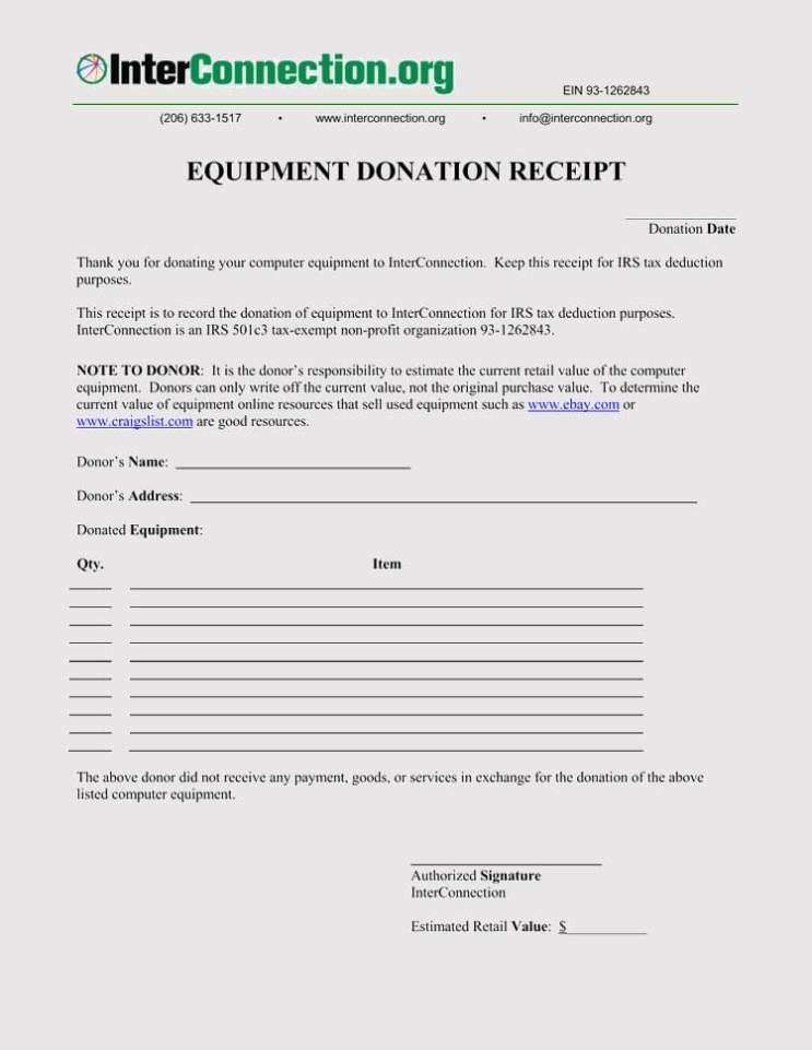 45+ Free Donation Receipt Templates (501C3, Non Profit, Charity) With Donation Report Template