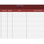 47 Printable To Do List &amp; Checklist Templates (Excel, Word, Pdf) regarding Blank Checklist Template Pdf