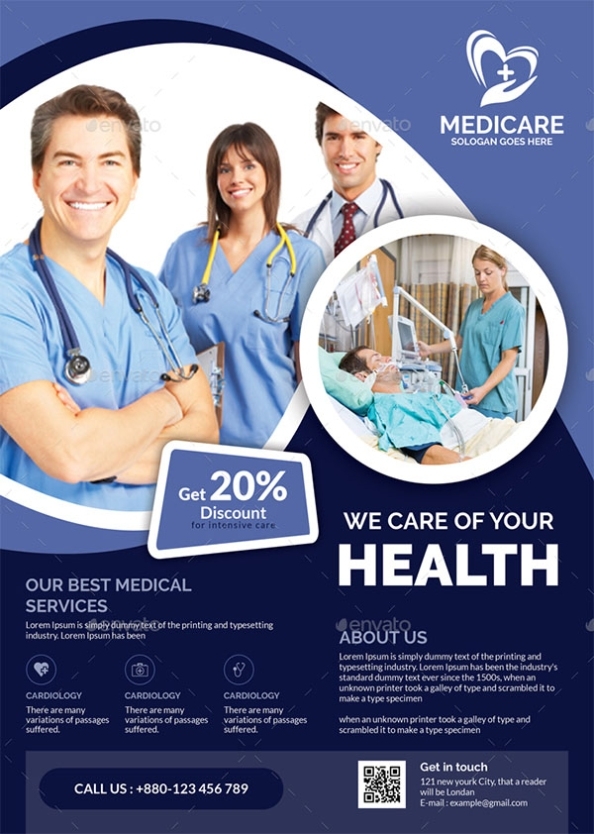 56+ Medical Flyer Templates - Free & Premium Psd, Ai, Id, Downloads For Healthcare Brochure Templates Free Download
