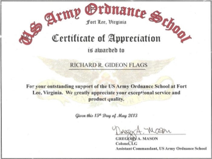 6+ Army Appreciation Certificate Templates - Pdf, Docx | Free & Premium Within Army Certificate Of Achievement Template