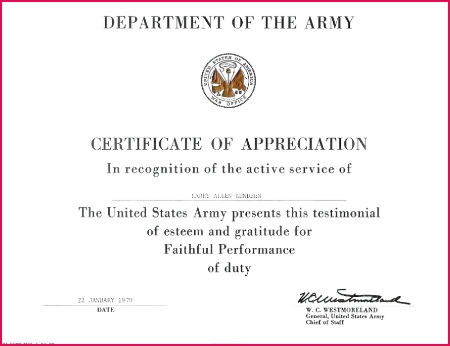 6 Army Enlisted Promotion Certificate Template 83281 | Fabtemplatez Throughout Promotion Certificate Template