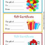 6 Generic Gift Certificate - Sampletemplatess - Sampletemplatess with regard to Generic Certificate Template