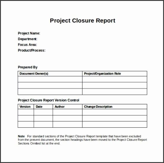 7 End Of Project Report Template - Sampletemplatess - Sampletemplatess Throughout Post Project Report Template