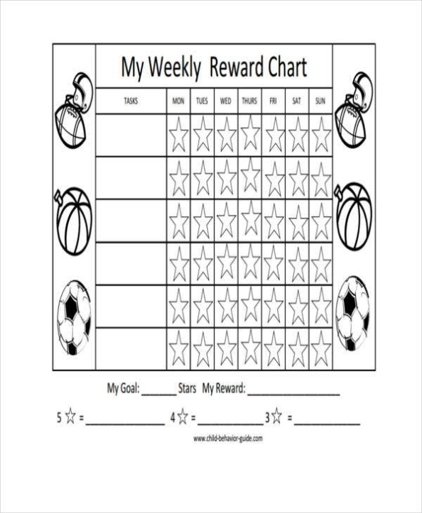 9+ Reward Chart Templates - Word, Pdf | Free & Premium Templates In Reward Chart Template Word