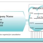 Appointment Card - Dental - 3358 intended for Dentist Appointment Card Template