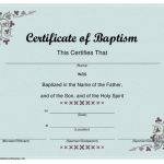 Baptism Certificate Template Download Printable Pdf | Templateroller for Baptism Certificate Template Download