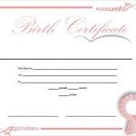 Birth Certificate Template | Certificate Templates | Free Word Templates with regard to Birth Certificate Template For Microsoft Word