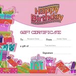 Birthday Gift Certificate Sample Templates For Word | Professional intended for Microsoft Gift Certificate Template Free Word