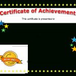 Blank Certificate Of Achievement | Templates At Allbusinesstemplates throughout Student Of The Year Award Certificate Templates