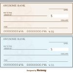 Blank Check Vectors - Download Free Vector Art, Stock Graphics &amp; Images throughout Blank Cheque Template Uk