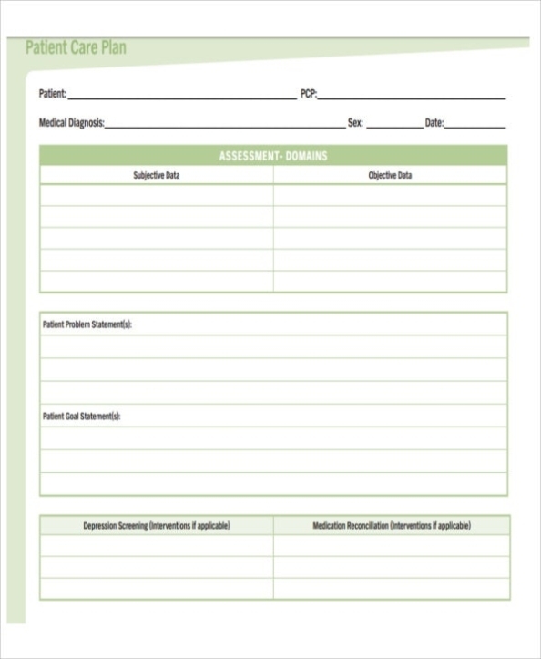 Blank Printable Care Plan Template Pet Care Schedule Within Nursing Care Plan Template Word