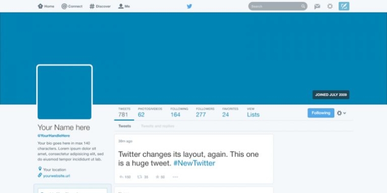 Blank Twitter Profile Template - 11+ Professional Templates Ideas Pertaining To Blank Twitter Profile Template