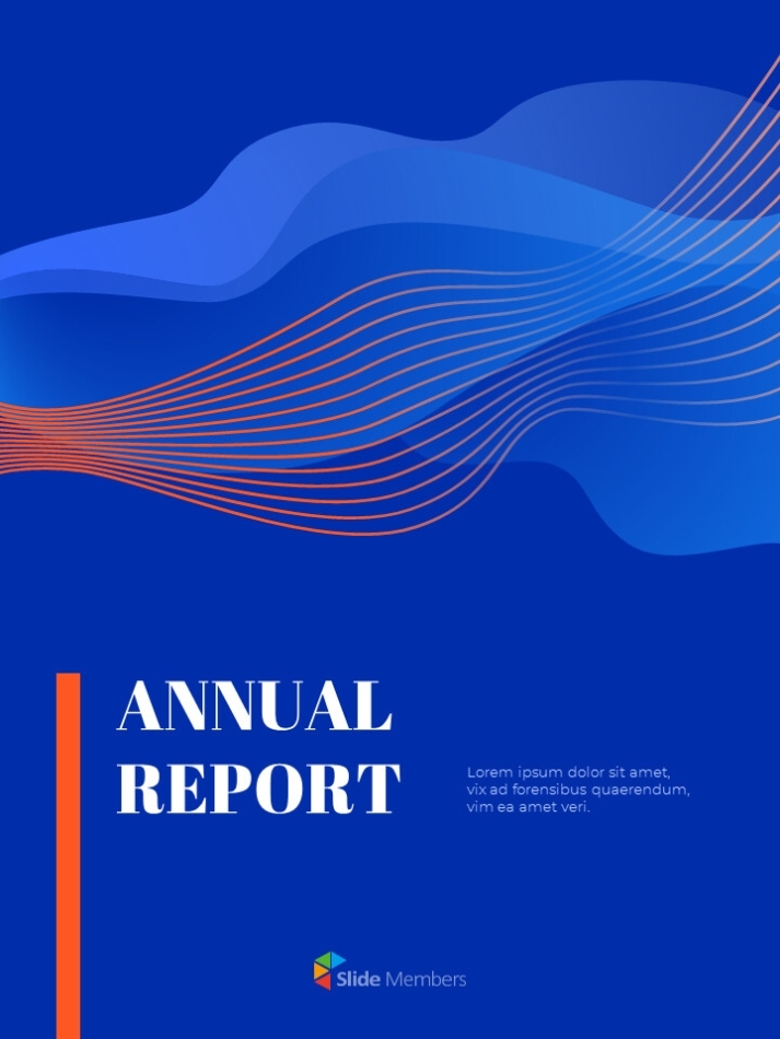 Blue Background Concept Annual Report Best Ppt Templates For Annual Report Ppt Template