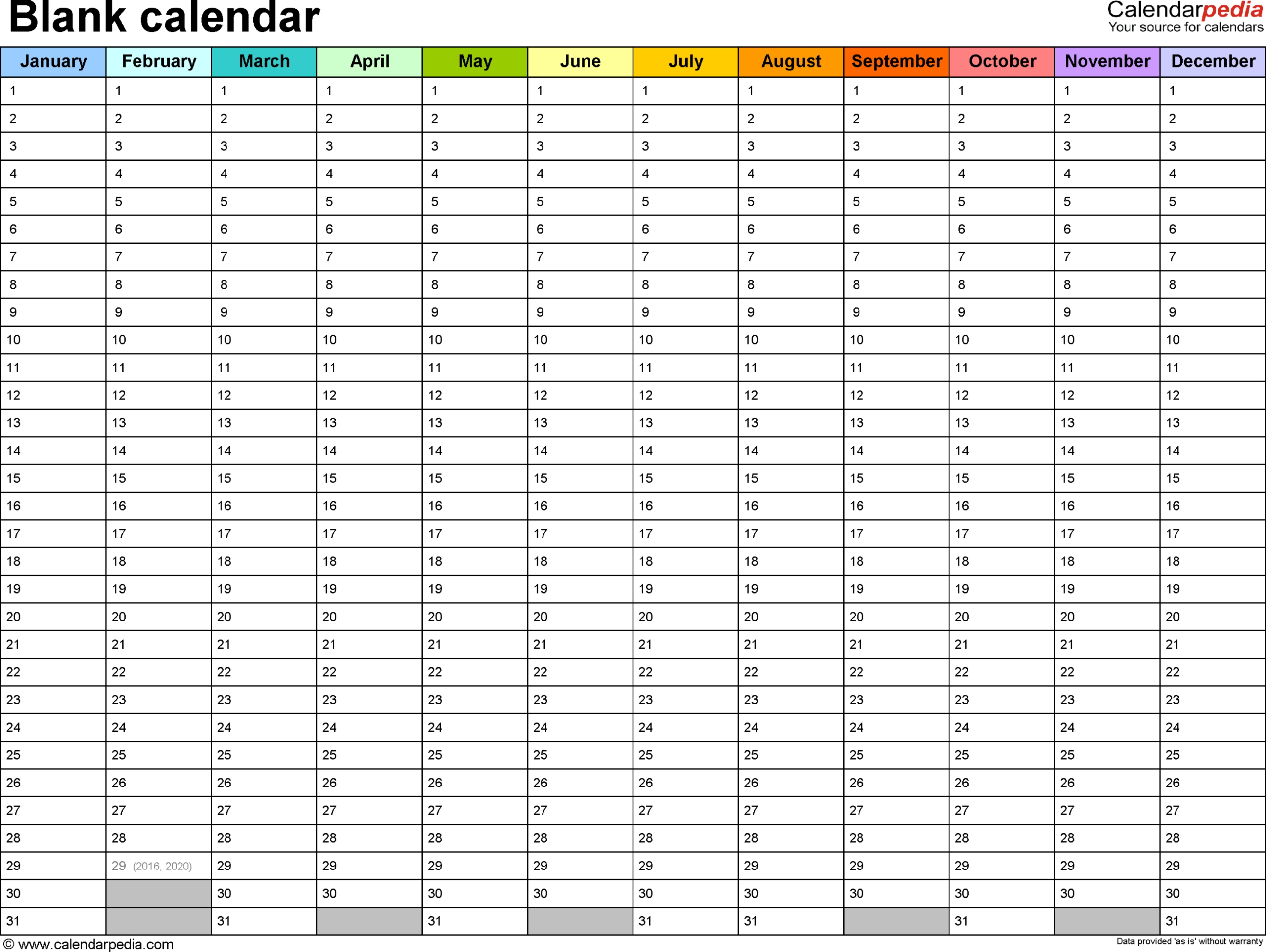 Calendar Blank Free | Calendar Printable Free regarding Blank Calender Template