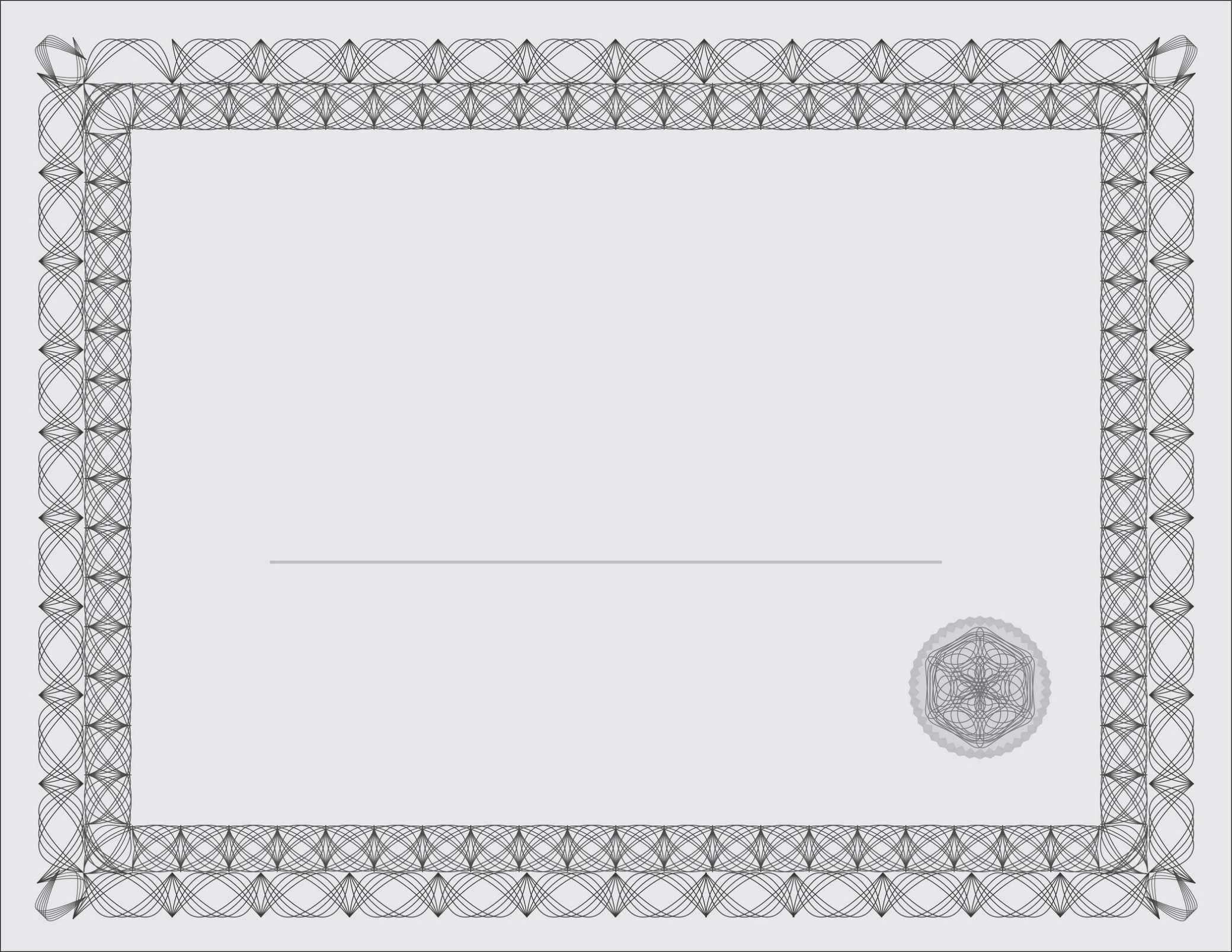 Certificate Border Vector Free Download At Getdrawings | Free Download Inside Borderless Certificate Templates