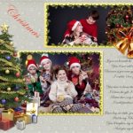 Christmas Collage / Card Add-On Templates - Download Free intended for Free Holiday Photo Card Templates
