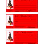 Christmas Gift Certificate Template | Templates At Allbusinesstemplates with Christmas Gift Certificate Template Free Download