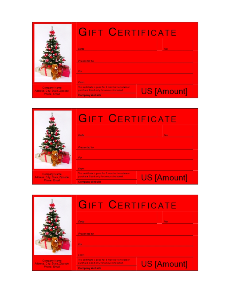Christmas Gift Certificate Template | Templates At Allbusinesstemplates With Christmas Gift Certificate Template Free Download