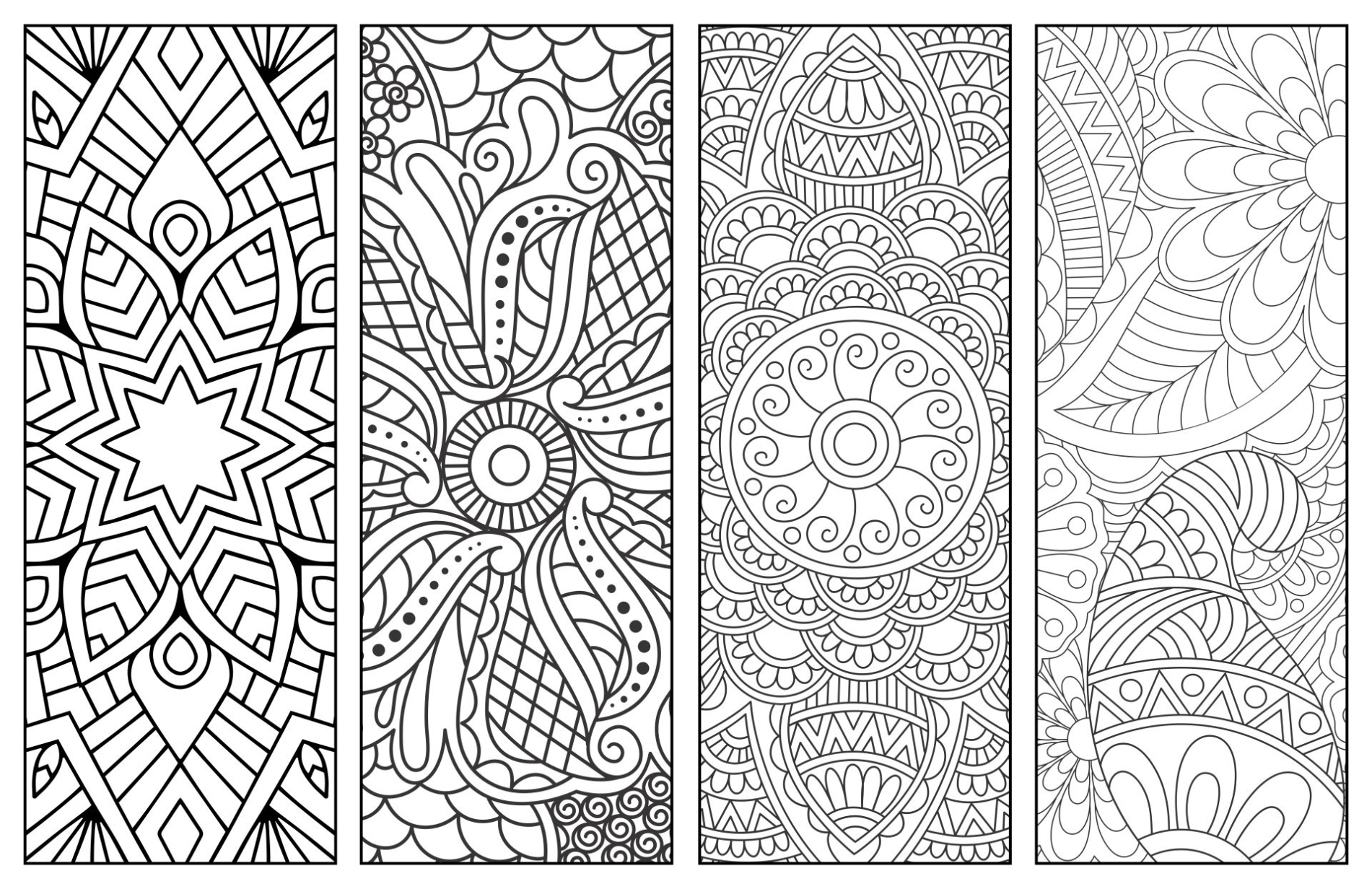 Coloring Bookmarks Free Printable - Printable Word Searches Within Free Blank Bookmark Templates To Print