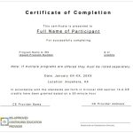 Continuing Education Certificate Template pertaining to Continuing Education Certificate Template