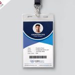 Contoh Id Card Psd - World Globe pertaining to Id Card Design Template Psd Free Download