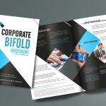 Corporate Bifold Brochure Design Templates - Freedownload Printing throughout Brochure Folding Templates