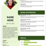 Creative Cv Templates Free Download For Microsoft Word / Free Creative Resume Cv Template (547 throughout Free Printable Resume Templates Microsoft Word