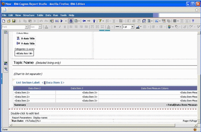 Customizing Report Style And Layout Is Now Available In Ibm Cognos With Regard To Cognos Report Design Document Template
