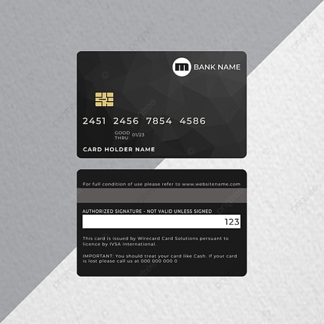 Debit Card Or Atm Card Template For Free Download On Pngtree Regarding Credit Card Templates For Sale