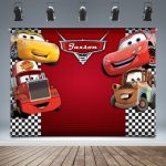 Disney Cars Backdrop Banner Birthday Theme Race Car - Etsy with regard to Cars Birthday Banner Template
