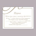 Diy Wedding Rsvp Template Editable Text Word File Download Printable with Template For Rsvp Cards For Wedding